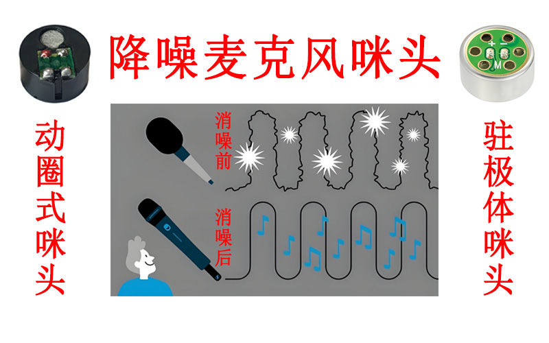 降噪麦克风咪头展示图